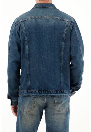 Tennis Chaqueta Azul En Denim Para Hombre