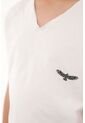 Camiseta Blanca Con Estampado En Espalda Para Niña de Tennis