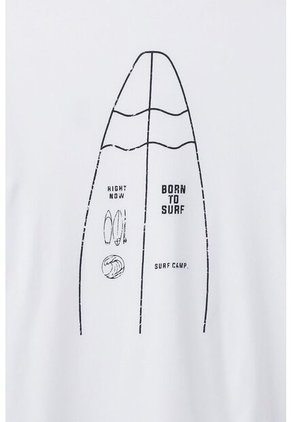 Tennis Camiseta Manga Corta Estampada Blanca Para Hombre