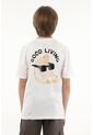 Camiseta Blanca Con Bordado Y Bolsillo Para Niño de Tennis
