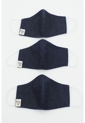 Tapabocas Para Mujer Tennis, Tapabocas Entero Denim