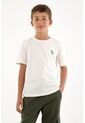 Camiseta Básica Crudo Con Estampado De Tigre Para Niño de Tennis
