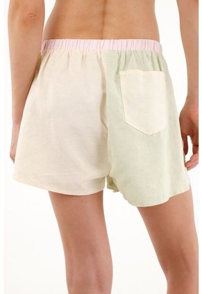 Tennis Bermuda Corta Multicolor Con Bordados Para Mujer