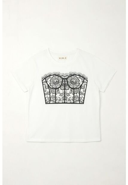 Tennis Camiseta Básica Cuello Redondo Blanca Para Mujer