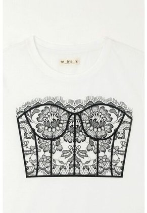 Tennis Camiseta Básica Cuello Redondo Blanca Para Mujer