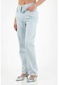Tennis Jean Con Pretina Dobladillada Azul Para Mujer de Tennis