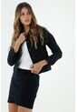Chaqueta De Jean Negra Para Mujer de Tennis