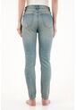 Tennis Jean Jegging Tiro Alto Azul Para Mujer de Tennis