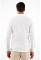 Tennis Camisa Blanca En Lino Para Hombre de Tennis