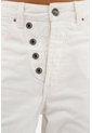 Jean Crudo Con Botones Para Mujer de Tennis