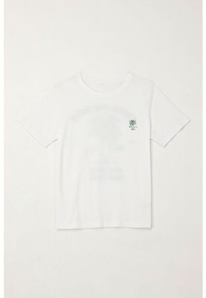 Camiseta Básica Con Estampado Blanca Para Niño