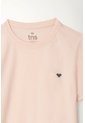 Camiseta Rosada Manga Corta Para Niño de Tennis