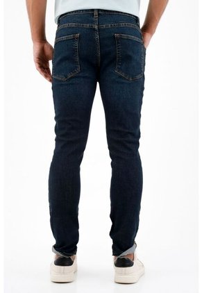 Jean Skinny Tono Oscuro Para Hombre