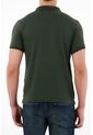 Tennis Polo Verde Cuello Tejido Para Hombre de Tennis