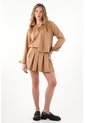 Tennis Camisa En Suede Café Para Mujer de Tennis