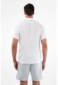 Tennis Camisa Blanca En Lino Para Hombre de Tennis
