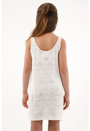 Vestido Corto Tejido Para Niña