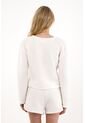 Tennis Camisa Manga Larga Con Tela Texturizada Crudo Para Mujer de Tennis