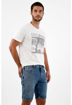 Bermuda Nudy Azul Para Hombre