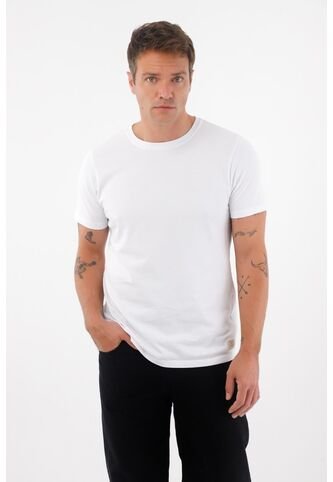 Tennis Camiseta En 100% Algodón Blanca Para Hombre Tennis