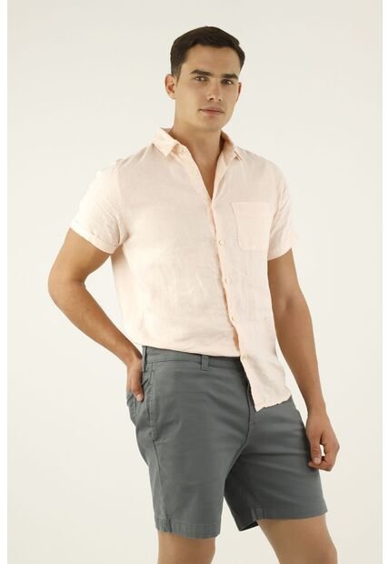 Bermuda Gris Para Hombre