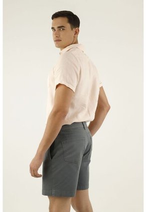 Bermuda Gris Para Hombre