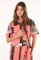 Camisa Con Estampado De Flores Para Mujer de Tennis