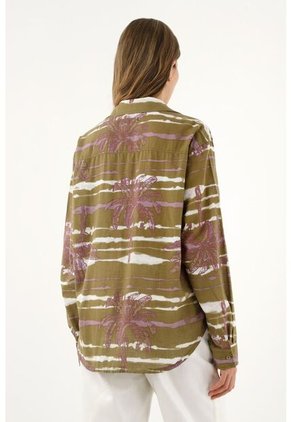 Tennis Camisa Manga Larga Estampada Para Mujer