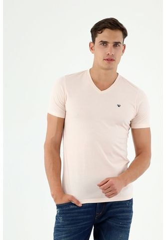 Camiseta rosa palo discount hombre