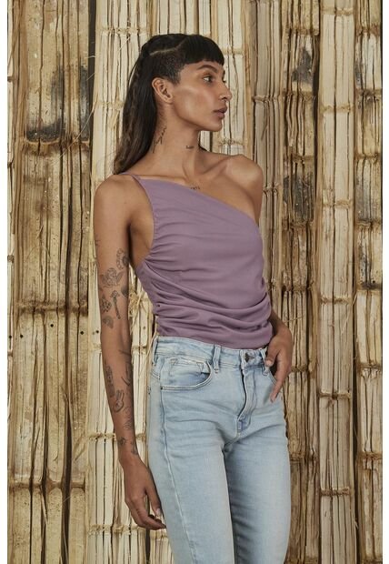 Camiseta Morada Para Mujer