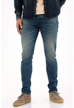 Tennis Jean Skinny Cinco Bolsillos Azul Para Hombre