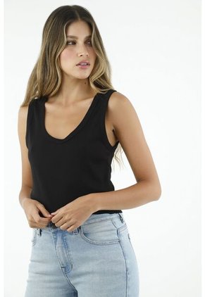 Camiseta Negra Para Mujer