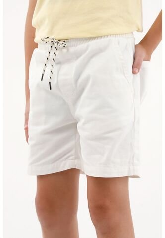 Bermuda Crudo Con Pretina Enresortada Para Niño Tennis