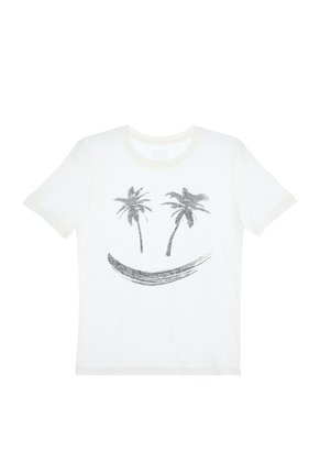 Camiseta Estampada Crudo Para Niño