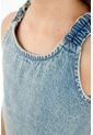 Camisa Manga Sisa Azul Para Niña de Tennis