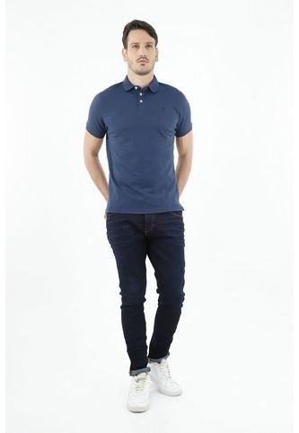 Tennis - Polo Azul Para Hombre | Knasta Colombia