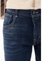 Tennis Jean Nudy Con Efecto Resinado Azul Para Hombre de Tennis