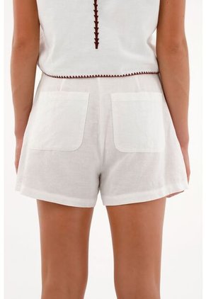 Tennis Bermuda Blanca Tipo Falda Short Para Mujer