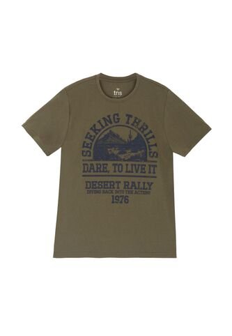 Tennis Camiseta Clásica Verde Para Hombre Tennis