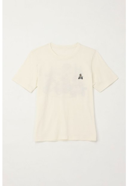 Camiseta Con Estampado Roadtrip Cruda Para Niño