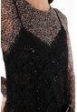 Tennis Vestido Negro En Encaje De Tiras Para Mujer de Tennis
