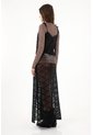 Tennis Vestido Negro En Encaje De Tiras Para Mujer de Tennis