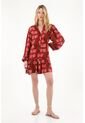Tennis Vestido Corto Manga Larga Estampado Para Mujer de Tennis