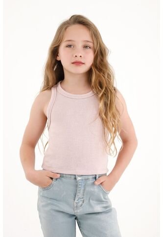 Camiseta Tipo Esqueleto Rosada Para Niña Tennis