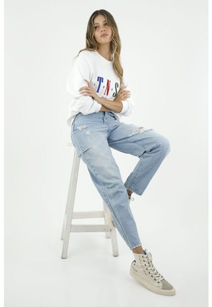 Jean Balloon Para Mujer