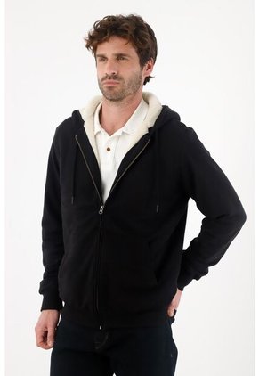 Tennis Buzo Clásico Negro Para Hombre