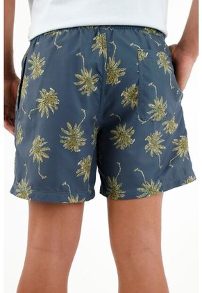 Pantaloneta De Baño Con Pretina Enresortada Para Hombre