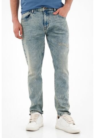 Tennis Jean Nudy Tono Claro Froster Azul Para Hombre Tennis