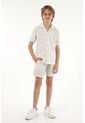 Bermuda Verde Con Diseño A Rayas Para Niño de Tennis