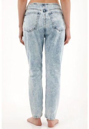 Tennis Jean Mom Tiro Bajo Sin Pretina Para Mujer